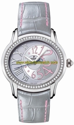 Audemars Piguet Watches : 77301ST.ZZ.D009CR.01 Automatic Stainless Steel Silver Dial Grey Crocodile Leather Band Women Watch
