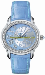 Audemars Piguet Watches : 77301ST.ZZ.D303CR.01 Automatic Stainless Steel Blue Dial Blue Crocodile Leather Band Women Watch
