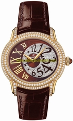 Audemars Piguet Watches : 77302BA.ZZ.D094CR.01 Automatic 18kt Yellow Gold Brown Dial Brown Crocodile Leather Band Women Watch