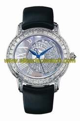 Audemars Piguet Watches : 77306BC.ZZ.D007SU.01 Automatic 18kt White Gold Mother Of Pearl Dial Grey Satin Band Women Watch