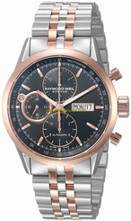 Raymond Weil Watches : 7730-SP5-20111 Black Dial Stainless Steel Band Men Watch