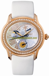 Audemars Piguet Watches : 77315OR.ZZ.D013SU.01 Automatic 18kt Rose Gold Mother Of Pearl Dial White Satin Band Women Watch