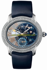 Audemars Piguet Watches : 77316BC.ZZ.D007SU.01 Automatic 18kt White Gold With Diamonds Diamonds Dial Blue Satin Band Women Watch
