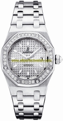 Audemars Piguet Watches : 77321ST.ZZ.1230ST.01 Automatic Stainless Steel Silver Dial Brushed & Polished Stainless Steel Band Women Watch