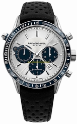 Raymond Weil Watches : 7740-SC3-65521 Automatic Chronograph Date Black Leather Men Watch