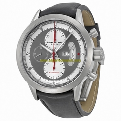 Raymond Weil Watches : 7745-TIC-05659 Automatic Chronograph Day Date Black Leather Men Watch