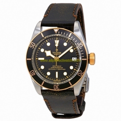 Tudor Watches : 79733N-0001 Automatic Heritage Black Bay Aged Leather Men Watch
