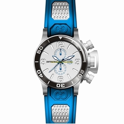 Invicta Watches : 80208 Silver Dial Rubber Men Watch