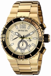 Invicta Watches : 80243 Champagne Quartz Men Watch