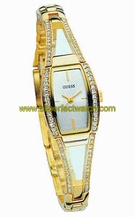 Guess Watches : 80266L2 Quartz Analog Gold Tone Stainless Steel Women Watch