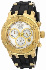 Invicta Watches : 80412 Quartz Chronograph Date Black Polyurethane Men Watch