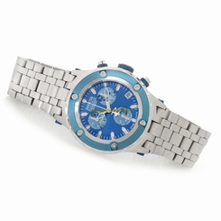 Invicta Watches : 80554 Blue Dial Stainless Steel Band Men Watch