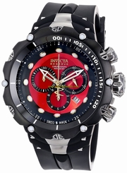 Invicta Watches : 80740 Quartz Chronograph Date Black Rubber Men Watch