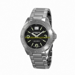 Raymond Weil Watches : 8100-ST-05207 Quartz Black Dial Stainless Steel Case With Stainless Steel Bracelet Men Watch