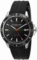 Raymond Weil Watches : 8160-SR1-20001 Black Dial Stainless Steel Band Men Watch
