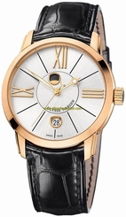 Ulysse Nardin Watches : 8296-122-2-41 Silver With Rotating Center Disc Dial Men Watch