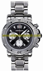 MontBlanc Watches : 8466 Automatic Chronograph Stainless Steel Men Watch