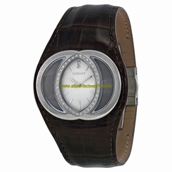 Versace Watches : 84Q91SD001-S497 Silver Guilloche Quartz Men Watch