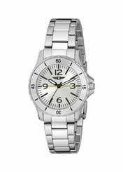 Invicta Watches : 89051-001 Silver Dial Stainless Steel Women Watch
