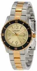 Invicta Watches : 89051-004 Light Gold Dial Multicolour Women Watch