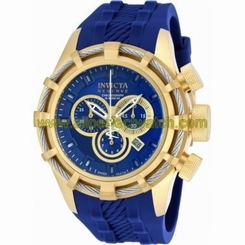 Invicta Watches : 90003 Blue Dial Rubber Men Watch