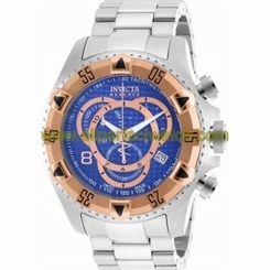 Invicta Watches : 90036 Blue Dial Stainless Steel Men Watch