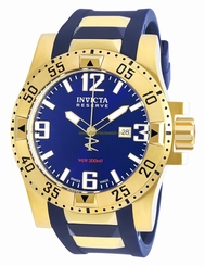 Invicta Watches : 90057 Blue Dial Stainless Steel Band Men Watch