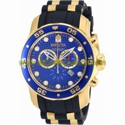 Invicta Watches : 90084 Blue Dial Rubber Men Watch