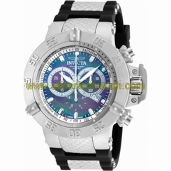 Invicta Watches : 90127 Blue Dial Silicone Men Watch