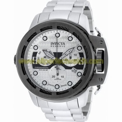 Invicta Watches : 90175 Silver Dial Stainless Steel Men Watch