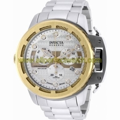 Invicta Watches : 90177 Silver Dial Stainless Steel Men Watch