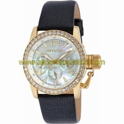 Invicta Watches : 90223 Mother Of Pearl Dial Leather Women Watch