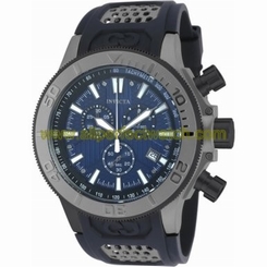 Invicta Watches : 90228 Blue Dial Rubber Men Watch