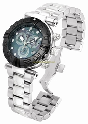 Invicta Watches : 90238 Black Dial Stainless Steel Band Men Watch