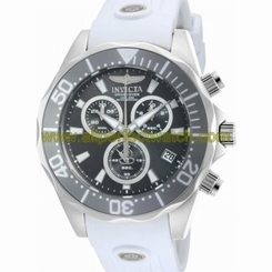 Invicta Watches : 90242 Black Dial Rubber Men Watch
