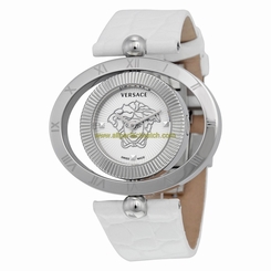 Versace Watches : 91Q99D002-S001 White Enamel Quartz Women Watch