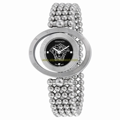 Versace Watches : 91Q99D008-S099 Black Enamel Quartz Women Watch