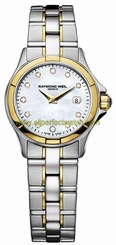 Raymond Weil Watches : 9460-SG-97081 Quartz Mother Of Pearl Dial 18ct Yellow Gold And Stainless Steel Case With 18ct Gold And Stainless Steel Bracelet Women Watch