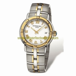 Raymond Weil Watches : 9540-STG-00308 Quartz Steel and 18ct Gold Men Watch
