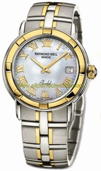 Raymond Weil Watches : 9540-STG-00908 Quartz Mother Of Pearl Dial With Gold And Stainless Steel Case With Gold And Stainless Steel Bracelet Men Watch