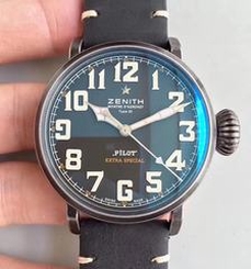 Zenith Pilot Type 20 Extra Special 03.2430.3000.21.C738 XF Stainless Steel Black Dial Swiss 2824-2