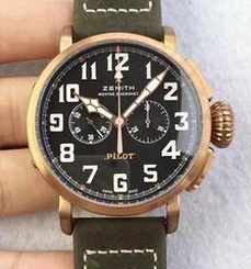 Zenith Pilot Type 20 Chronograph Extra Special 29.2430.4069/21.C800 XF Bronze Black Dial Swiss 7750