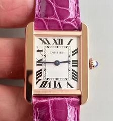 Cartier Tank Solo Ladies W5200003 27MM x 34MM TW Rose Gold White Dial Swiss Quartz