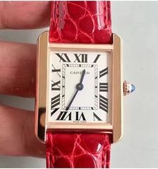 Cartier Tank Solo Ladies W5200003 27MM x 34MM TW Rose Gold White Dial Swiss Quartz