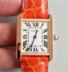 Cartier Tank Solo Ladies W5200003 27MM x 34MM TW Rose Gold White Dial Swiss Quartz