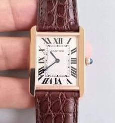 Cartier Tank Solo Ladies W5200025 27MM x 34MM TW Rose Gold White Dial Swiss Quartz