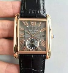Cartier Tank MC WGTA0014 JF Rose Gold Grey Dial Swiss 1904MC
