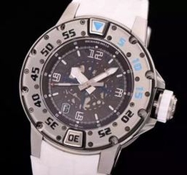 Richard Mille RM028 White PVD Black Dial Swiss 7751