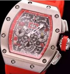 Richard Mille RM011-FM Felipe Massa Chronograph Titanium Red Dial Swiss 7750