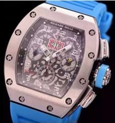 Richard Mille RM011-FM Felipe Massa Chronograph Titanium Black Dial Swiss 7750